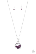 Load image into Gallery viewer, Twinkly Treasury Purple Necklace