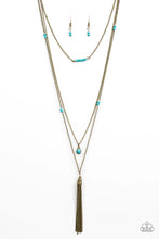 Load image into Gallery viewer, Sandstone Castles Brass Necklace