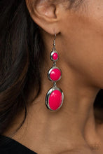 Load image into Gallery viewer, Retro Reality Pink Earrings