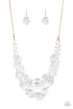 Load image into Gallery viewer, Icy Illumination Gold Necklace