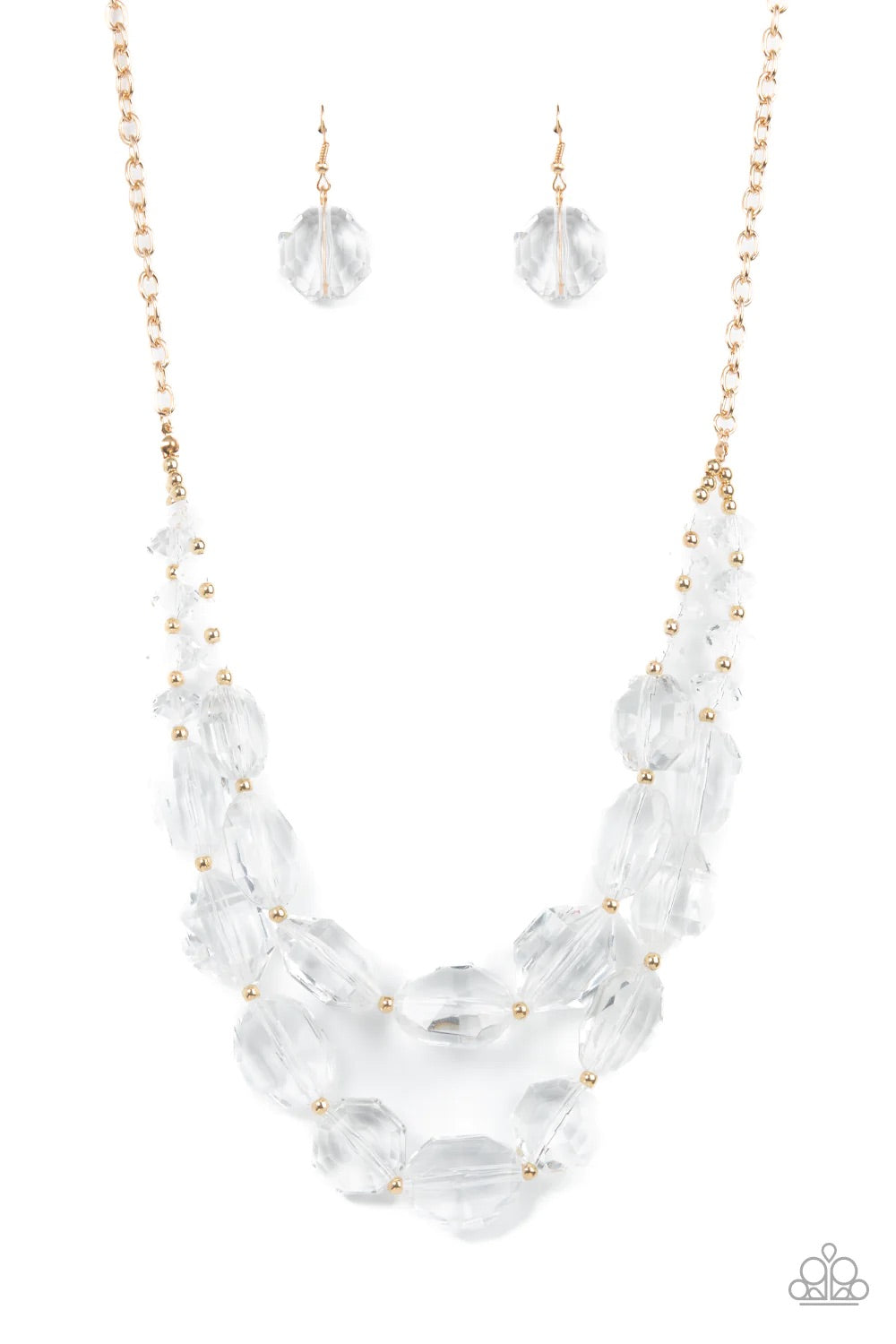 Icy Illumination Gold Necklace