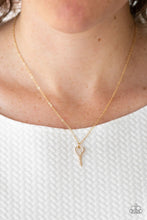 Load image into Gallery viewer, Key Figure Gold Necklace