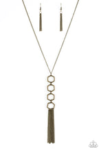 Load image into Gallery viewer, Ready Set GEO Brass Necklace