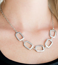 Load image into Gallery viewer, Gorgeously Geometric Silver Necklace