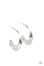 Load image into Gallery viewer, Modern Meltdown Silver Earrings