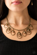 Load image into Gallery viewer, Rustic Ritz Brass Necklace
