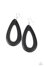 Load image into Gallery viewer, Malibu Mimosas Black Wood Earrings