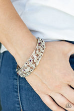 Load image into Gallery viewer, Ripe for the Picking Purple Hinged Bracelet