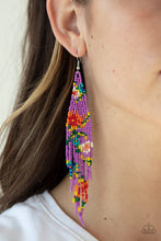 Load image into Gallery viewer, Beaded Gardens Purple Seed Bead Earrings