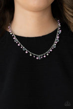 Load image into Gallery viewer, Pearl Essence Purple Necklace