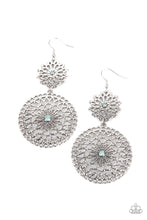 Load image into Gallery viewer, Garden Mantra Blue Earrings