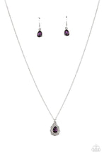 Load image into Gallery viewer, Vintage Validation Purple Necklace