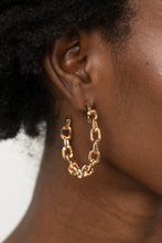 Load image into Gallery viewer, Stronger Together Gold Earrings