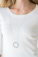 Load image into Gallery viewer, Center of Attention Blue Necklace