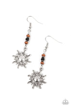 Load image into Gallery viewer, Sunshiny Days Black Earrings