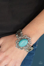 Load image into Gallery viewer, Mojave Mystic Blue Hinged Bracelet