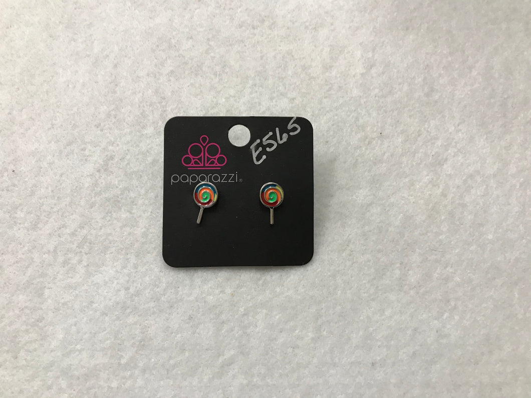 Starlet Shimmer Lollipop Multi Earrings #565