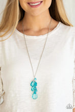Load image into Gallery viewer, Summer Solo Blue Necklace