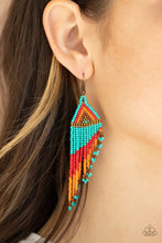 Load image into Gallery viewer, Rainbow Winds Multi Seed Bead Earrings