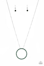 Load image into Gallery viewer, Center of Attention Green Necklace