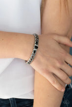 Load image into Gallery viewer, Caught in the Cross Heirs Black Bracelet