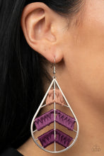 Load image into Gallery viewer, Nice Threads Purple Earrings