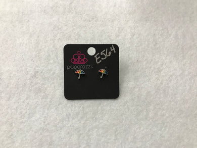 Starlet Shimmer Umbrella Multi Post Earrings #564