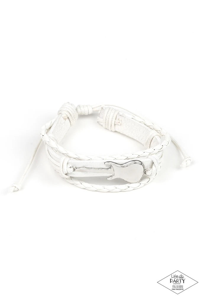 Lead Guitar White Urban Bracelet