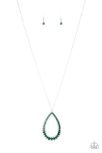 Load image into Gallery viewer, Big Ticket Twinkle Green Necklace