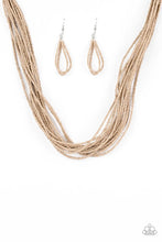 Load image into Gallery viewer, Wide Open Spaces Brown Seed Bead Necklace