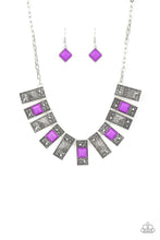 Load image into Gallery viewer, The Mane Contender Purple Necklace