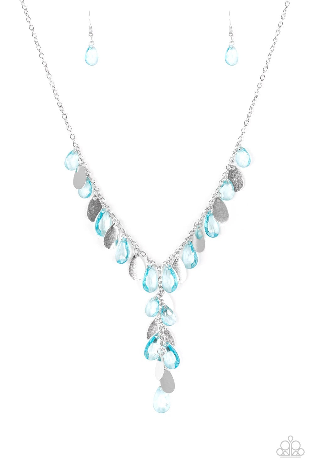 Sailboat Sunsets Blue Necklace