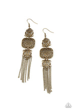 Load image into Gallery viewer, Eastern Elegance Brass Earrings