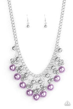 Load image into Gallery viewer, Pearl Appraisal Purple Necklace