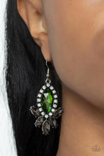 Load image into Gallery viewer, Serving Up Sparkle Green Earrings