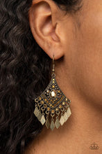 Load image into Gallery viewer, Indie Iridescence Brass Earrings