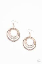Load image into Gallery viewer, Metallic Ruffle Rose Earrings