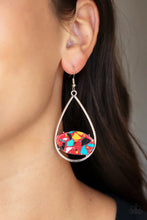Load image into Gallery viewer, Tropical Terrazzo Red Earrings