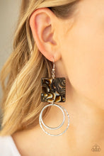 Load image into Gallery viewer, Maven Maker Brown Acrylic Earring