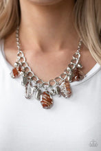 Load image into Gallery viewer, Chroma Drama Brown Necklace