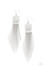 Load image into Gallery viewer, Dramatically Deco White Earrings