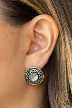 Load image into Gallery viewer, Fine Flora White Post Earrings
