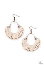 Load image into Gallery viewer, Threadbare Beauty Copper Earrings