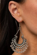 Load image into Gallery viewer, Glow Down in the Flames White Earrings