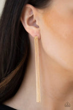 Load image into Gallery viewer, Head to Toe Dazzle Gold Post Earrings