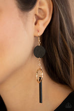 Load image into Gallery viewer, Raw Refinement Black Wood Earrings