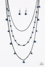 Load image into Gallery viewer, The Fame Is Up Blue Necklace