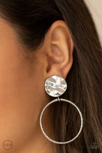 Load image into Gallery viewer, Undeniably Urban Silver Clip On Earrings