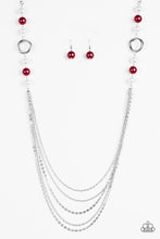 Load image into Gallery viewer, Pour the Wine Red Necklace