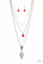 Load image into Gallery viewer, Grounded in Artifact Red Necklace
